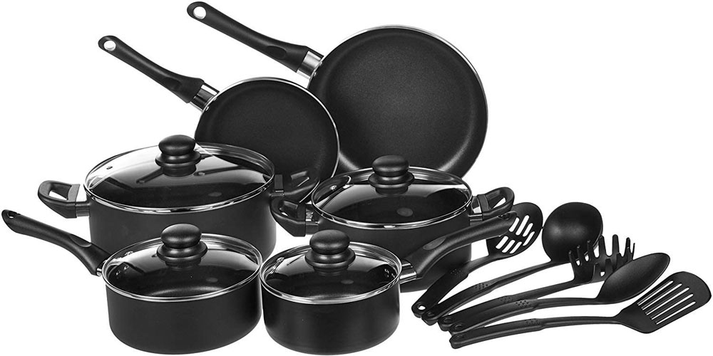 Batería de cocina AmazonBasics