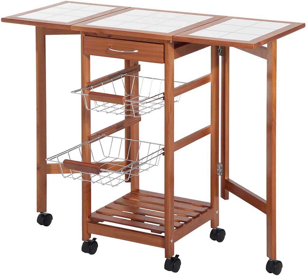 Mesa auxiliar plegable HOMCOM ES05-00180731