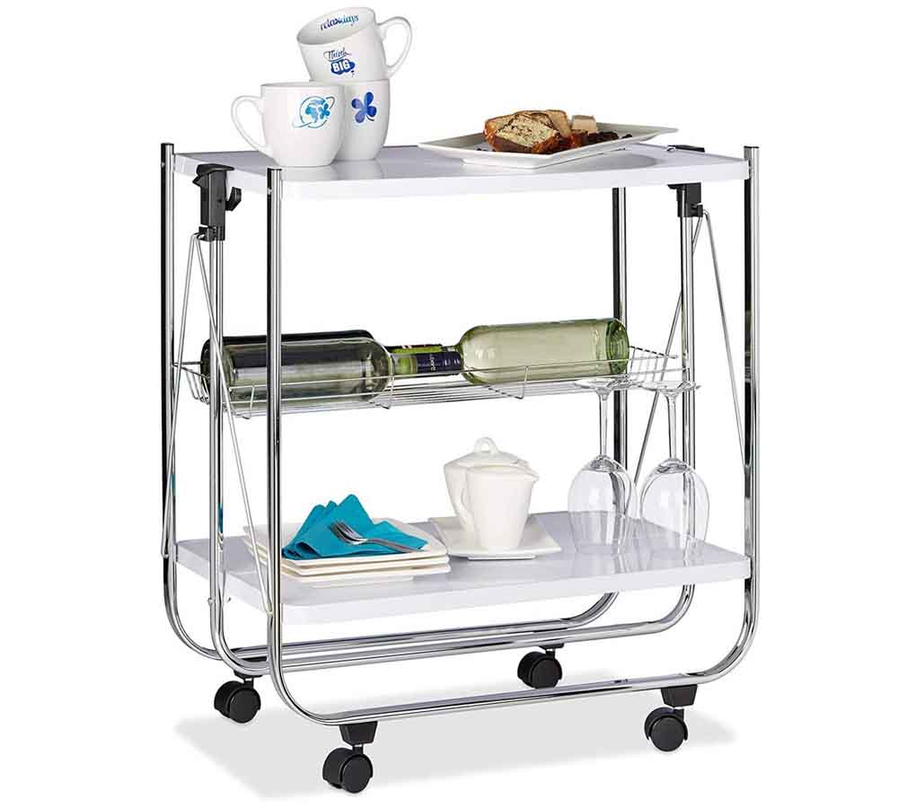 Mesa camarera Relaxdays Plegable